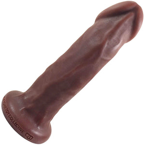 Carter Pack And Play Silicone Dildo by New York Toy Collective - Chocolate