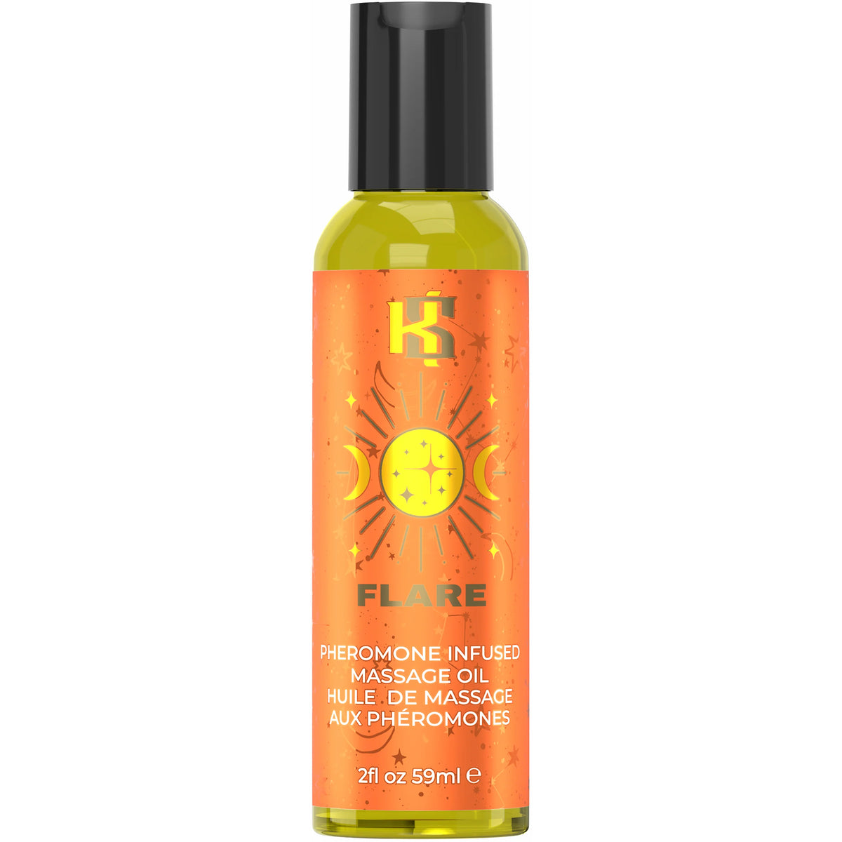 Kama Sutra Celestial Collection Pheromone Massage Oil 2 oz - Flare