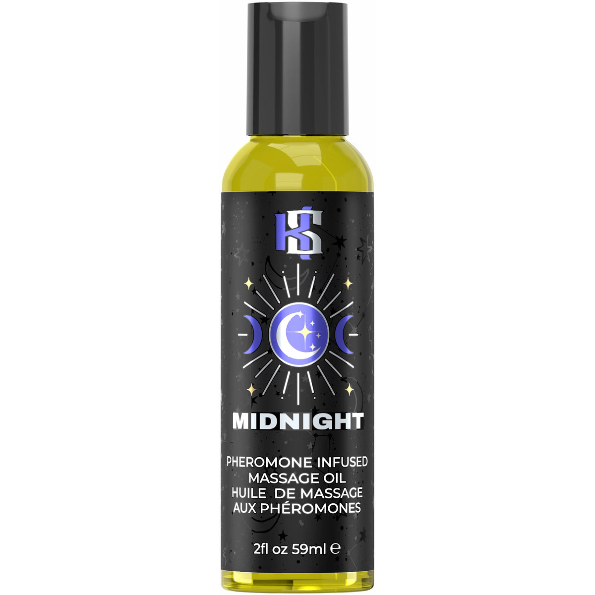 Kama Sutra Celestial Collection Pheromone Massage Oil 2 oz - Midnight