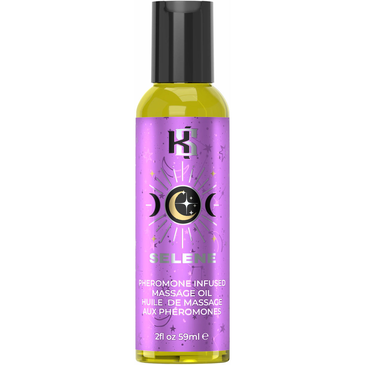 Kama Sutra Celestial Collection Pheromone Massage Oil 2 oz - Selene