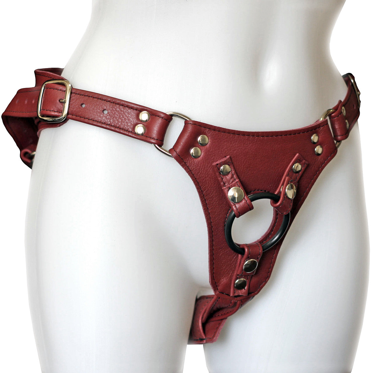 Aslan Cherry Minx Leather Strap-On Harness