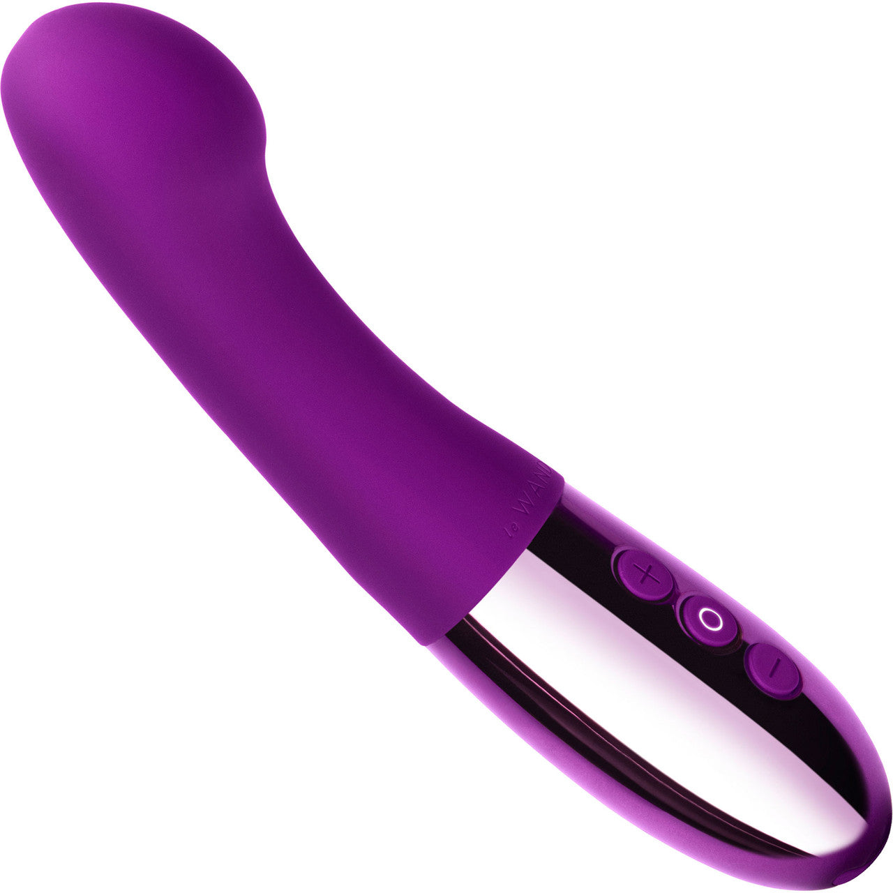 Le Wand Gee Waterproof Rechargeable Silicone G-Spot Vibrator - Dark Cherry