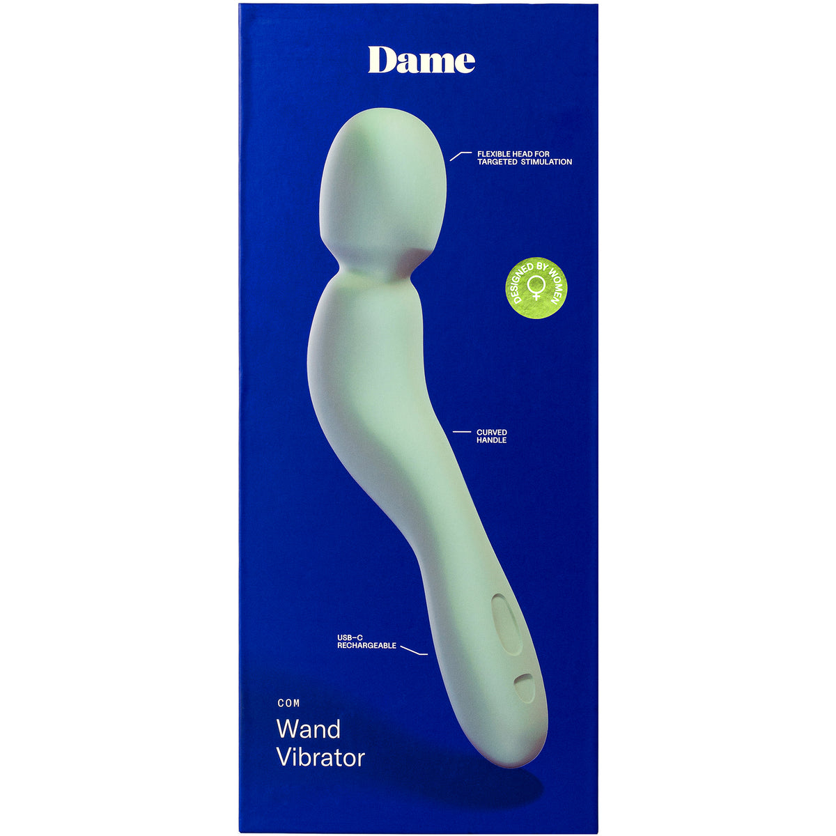 Dame COM Silicone Waterproof Rechargeable Wand Vibrator