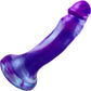 Pris Toys Comet 7" Dual Density Silicone Dildo - Amethyst