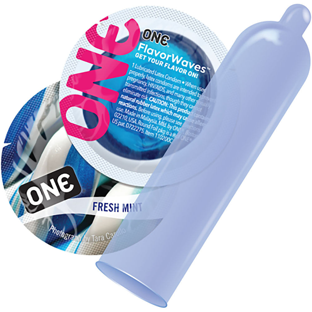 ONE Flavor Waves Condoms - 12 Pack