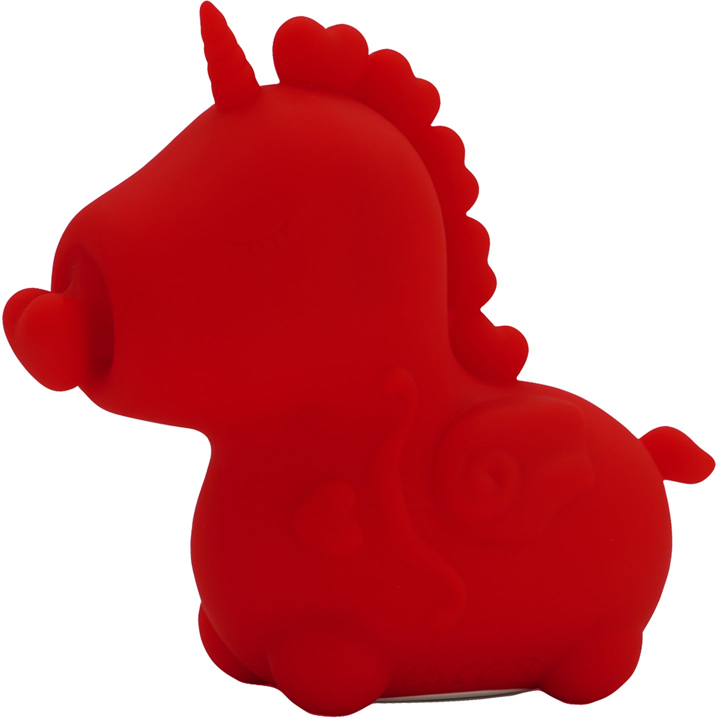 Unihorn Cupid's Beau The Nuzzling Nose Swirling Silicone Clitoral Vibrator - Red