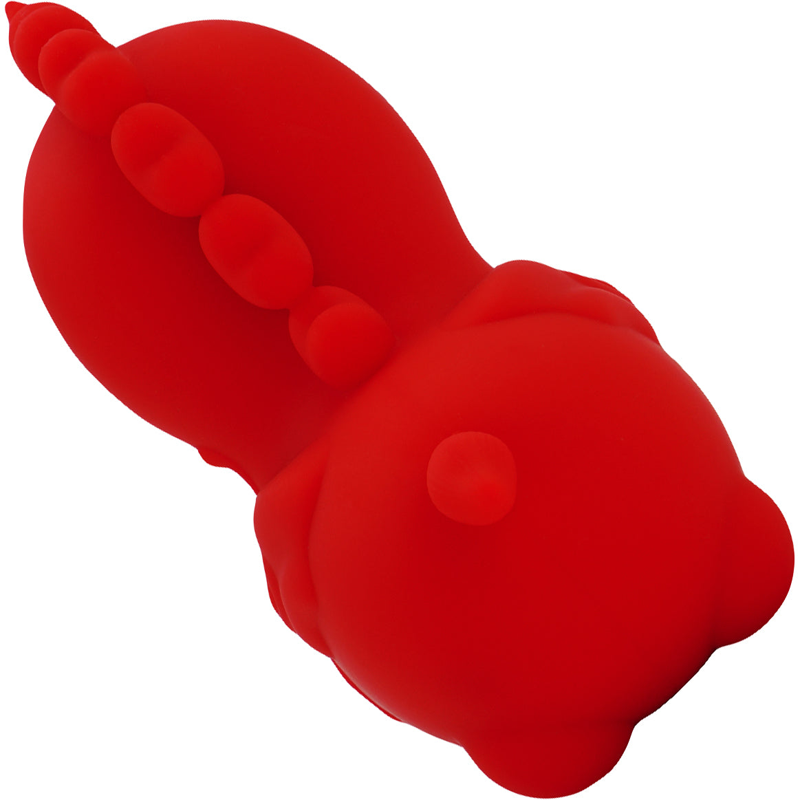 Unihorn Cupid's Beau The Nuzzling Nose Swirling Silicone Clitoral Vibrator - Red