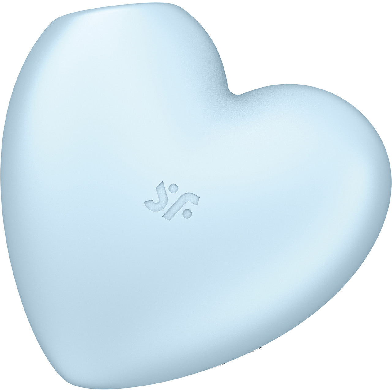 Satisfyer Cutie Heart Pressure Wave Rechargeable Waterproof Clitoral Stimulator - Blue