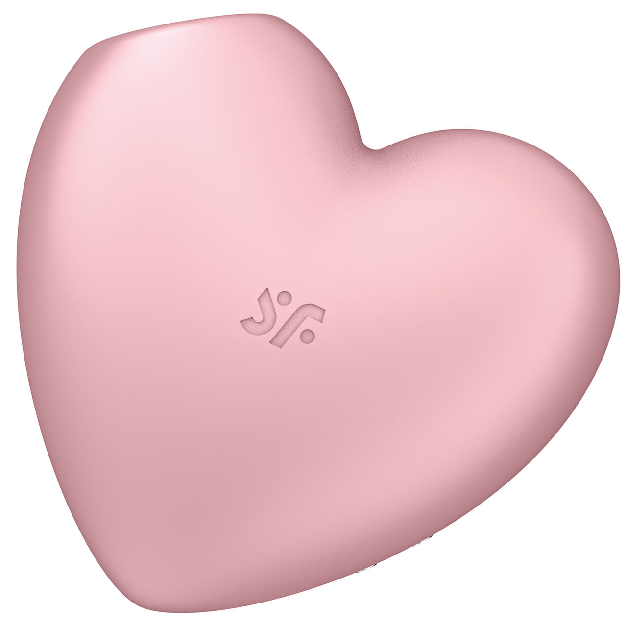 Satisfyer Cutie Heart Pressure Wave Rechargeable Waterproof Clitoral Stimulator - Pink