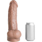 Hankey's Toys Cyrus King Medium 10.75" Silicone Cock With Balls & Vac-U-Lock Base - Caramel