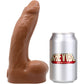 BIG Daddy Dakota Uncut XL 9" Platinum Silicone Realistic Dildo With Balls By Dee's Big Daddies - Caramel