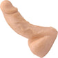 BIG Daddy Dallas XL 9" Platinum Silicone Realistic Dildo By Dee's Big Daddies - Vanilla