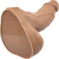 BIG Daddy Dallas Large 8" Platinum Silicone Realistic Dildo By Dee's Big Daddies - Caramel