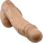 BIG Daddy Dallas XL 9" Platinum Silicone Realistic Dildo By Dee's Big Daddies - Caramel