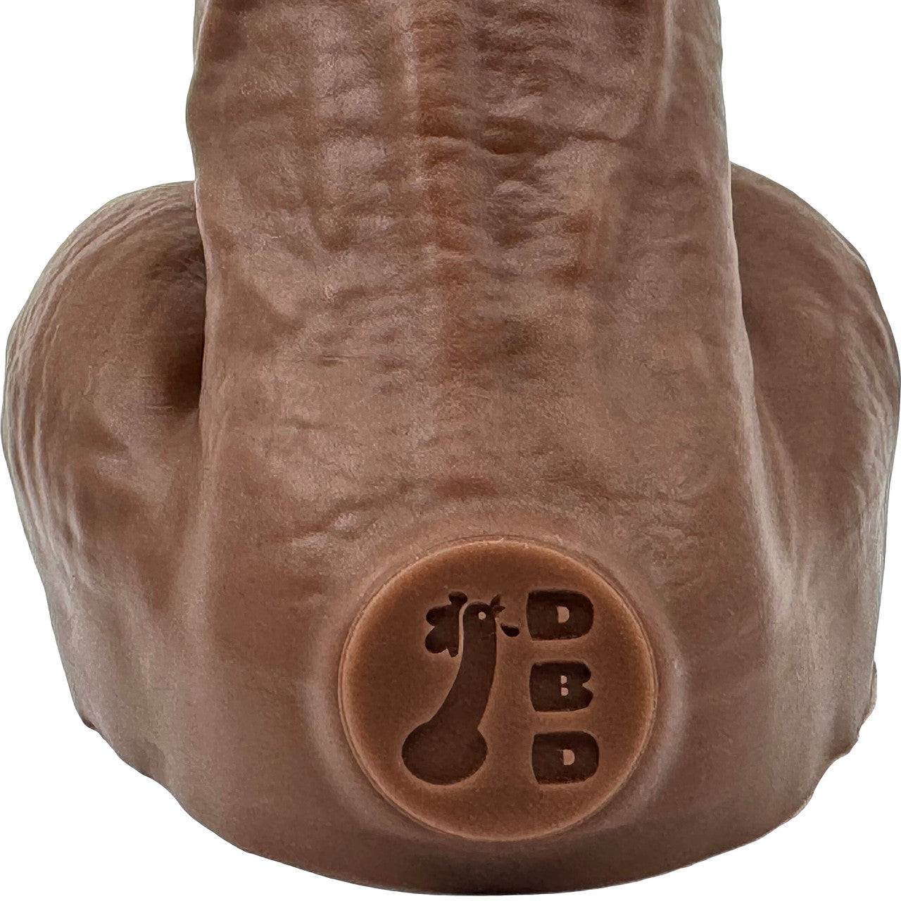 BIG Daddy Dallas Large 8" Platinum Silicone Realistic Dildo By Dee's Big Daddies - Chocolate