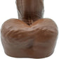 BIG Daddy Dallas Large 8" Platinum Silicone Realistic Dildo By Dee's Big Daddies - Chocolate