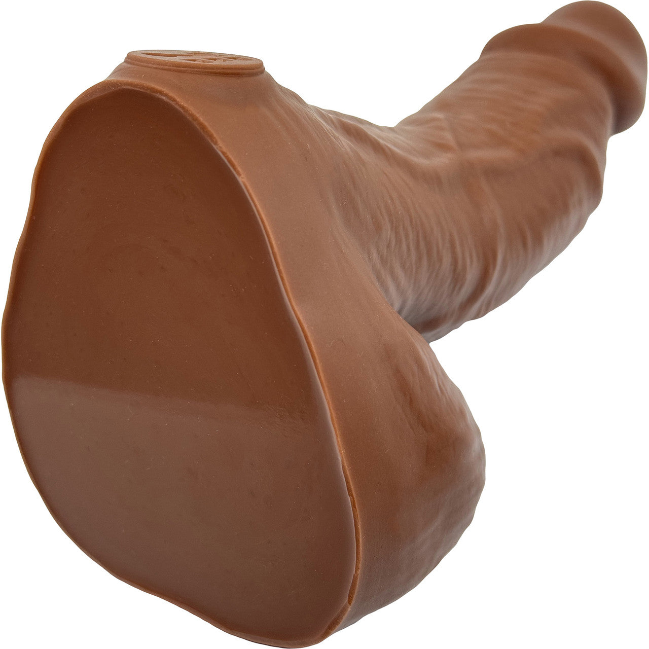 BIG Daddy Dallas XL 9" Platinum Silicone Realistic Dildo By Dee's Big Daddies - Chocolate