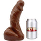 BIG Daddy Dallas XL 9" Platinum Silicone Realistic Dildo By Dee's Big Daddies - Chocolate