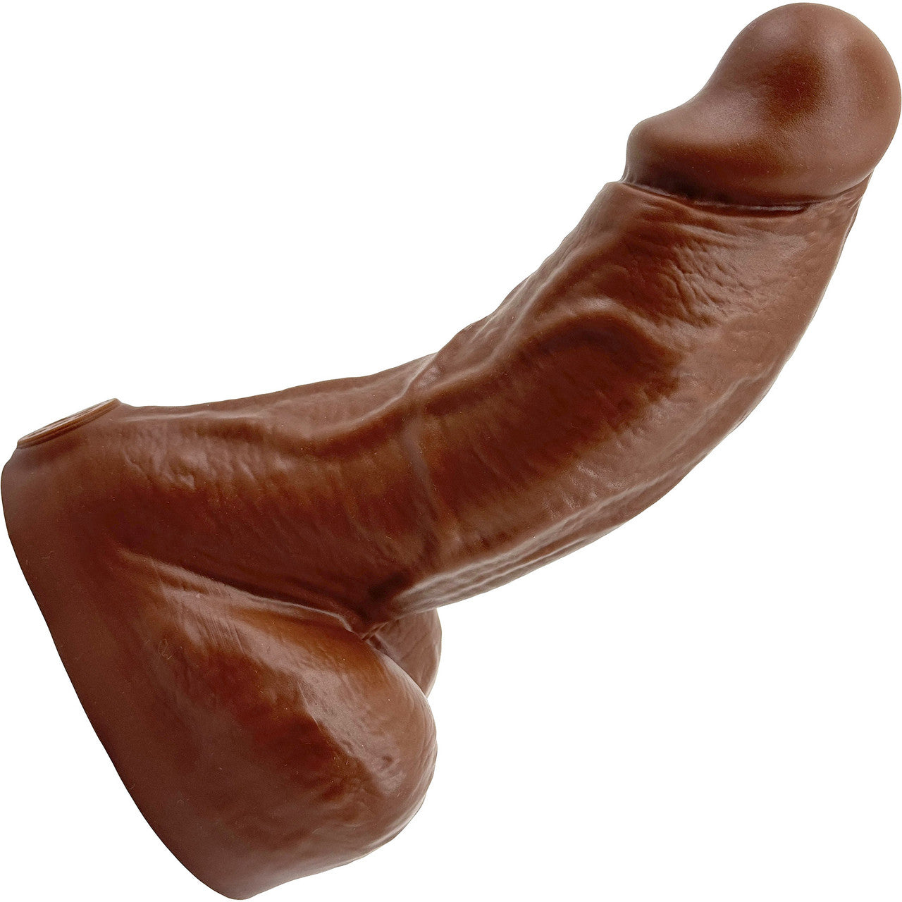 BIG Daddy Dallas XL 9" Platinum Silicone Realistic Dildo By Dee's Big Daddies - Chocolate