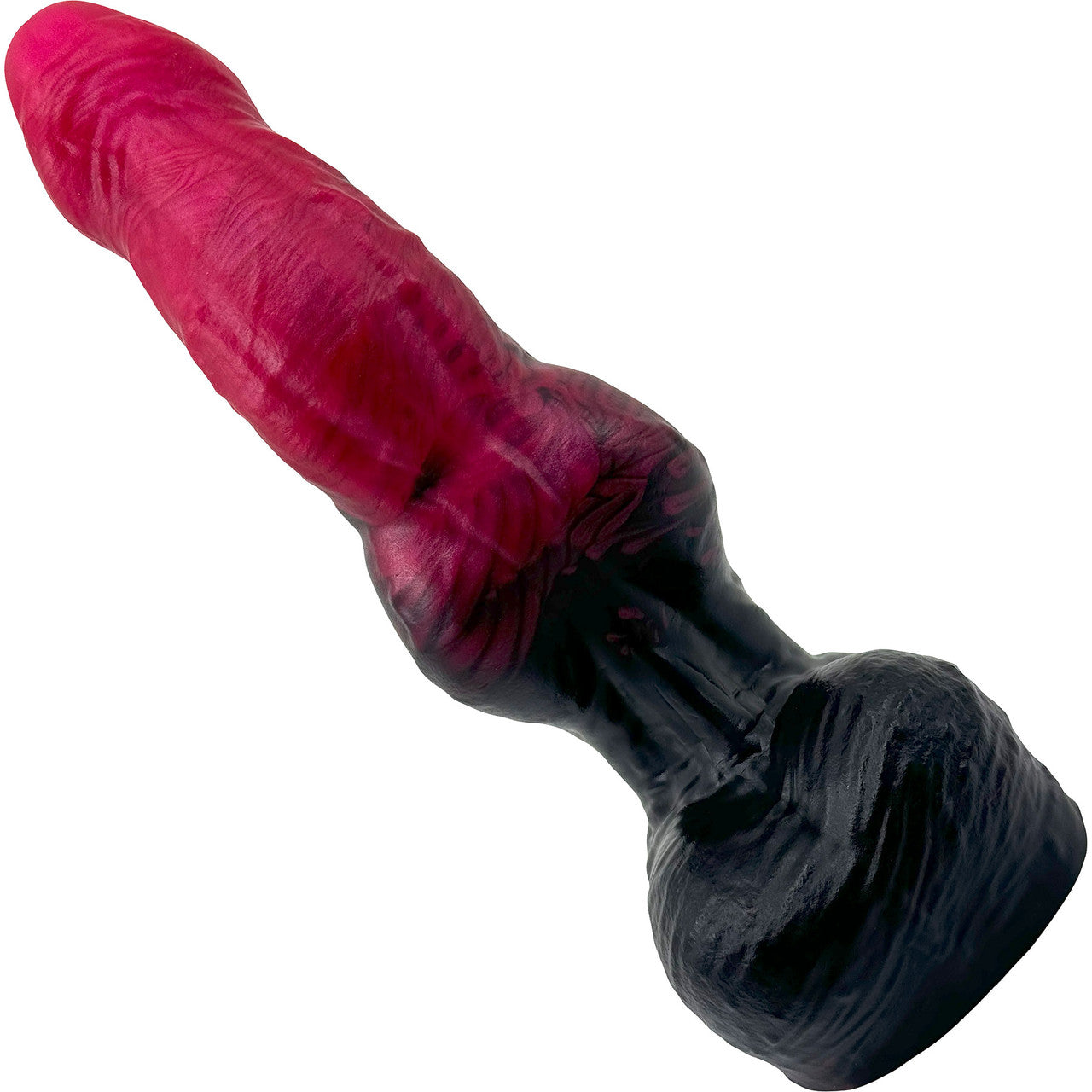 BIG Daddy Dane Werewolf Knot XL 9.25" Platinum Silicone Dildo By Dee's Big Daddies - Hellboy