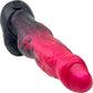 BIG Daddy Dane Werewolf Knot XL 9.25" Platinum Silicone Dildo By Dee's Big Daddies - Hellboy