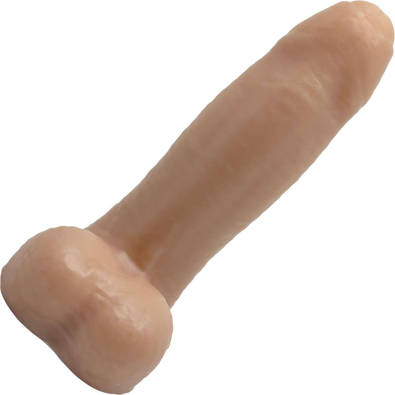 BIG Daddy Danny Uncut XXL 9" Platinum Silicone Realistic Dildo With Balls By Dee's Big Daddies - Vanilla