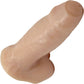 BIG Daddy Danny Uncut XXL 9" Platinum Silicone Realistic Dildo With Balls By Dee's Big Daddies - Vanilla