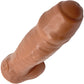 BIG Daddy Danny Uncut Large 6.5" Platinum Silicone Realistic Dildo With Balls By Dee's Big Daddies - Caramel