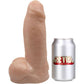 BIG Daddy Danny Uncut XXL 9" Platinum Silicone Realistic Dildo With Balls By Dee's Big Daddies - Vanilla