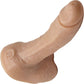 BIG Daddy Dante Large 8" Platinum Silicone Realistic Dildo With Balls By Dee's Big Daddies - Vanilla