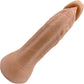 BIG Daddy Darren Large 7.5" Platinum Silicone Realistic Vac-U-Lock Dildo By Dee's Big Daddies - Vanilla