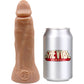 BIG Daddy Darren Large 7.5" Platinum Silicone Realistic Vac-U-Lock Dildo By Dee's Big Daddies - Vanilla