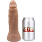 BIG Daddy Darren XL 8.5" Platinum Silicone Realistic Vac-U-Lock Dildo By Dee's Big Daddies - Vanilla