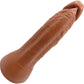 BIG Daddy Darren XL 8.5" Platinum Silicone Realistic Vac-U-Lock Dildo By Dee's Big Daddies - Caramel