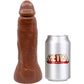 BIG Daddy Darren XL 8.5" Platinum Silicone Realistic Vac-U-Lock Dildo By Dee's Big Daddies - Chocolate