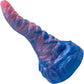 Davy The Sucker Large 7.25" Platinum Silicone Fantasy Dildo By Dee's Big Daddies - Borealis