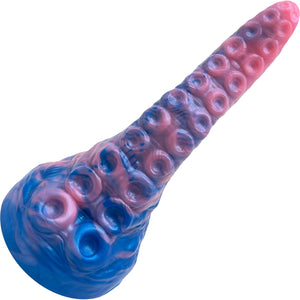 BIG Daddy Davy The Sucker XL 8.5" Platinum Silicone Fantasy Dildo By Dee's Big Daddies - Borealis