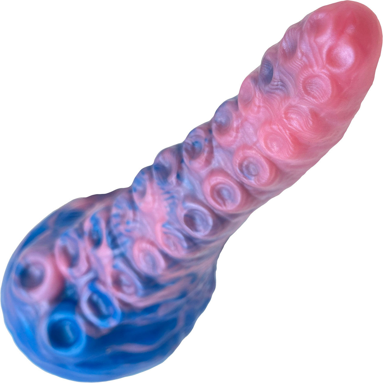 BIG Daddy Davy The Sucker XL 8.5" Platinum Silicone Fantasy Dildo By Dee's Big Daddies - Borealis