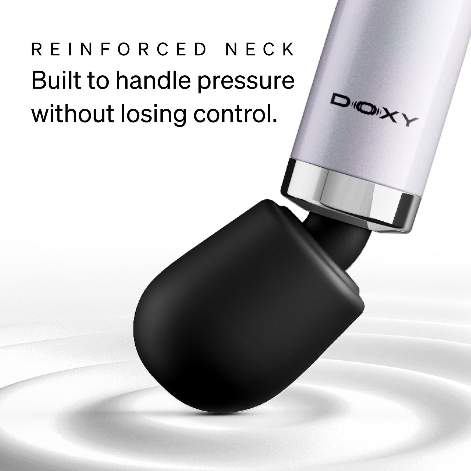 DOXY Die Cast MAX Cordless Powerful Massage Wand - Infographic