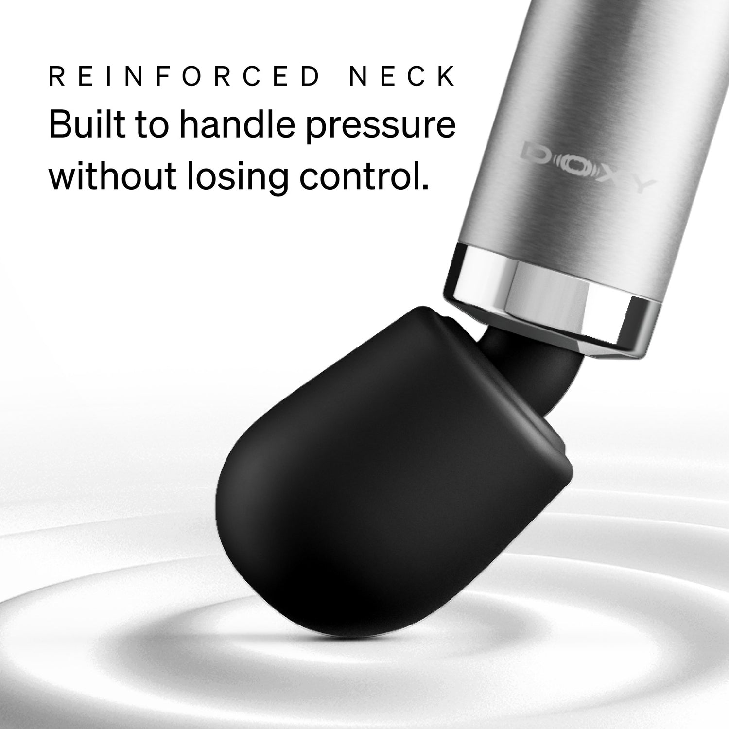 DOXY Die Cast MAX PLUG-IN Powerful Massage Wand - Infographic