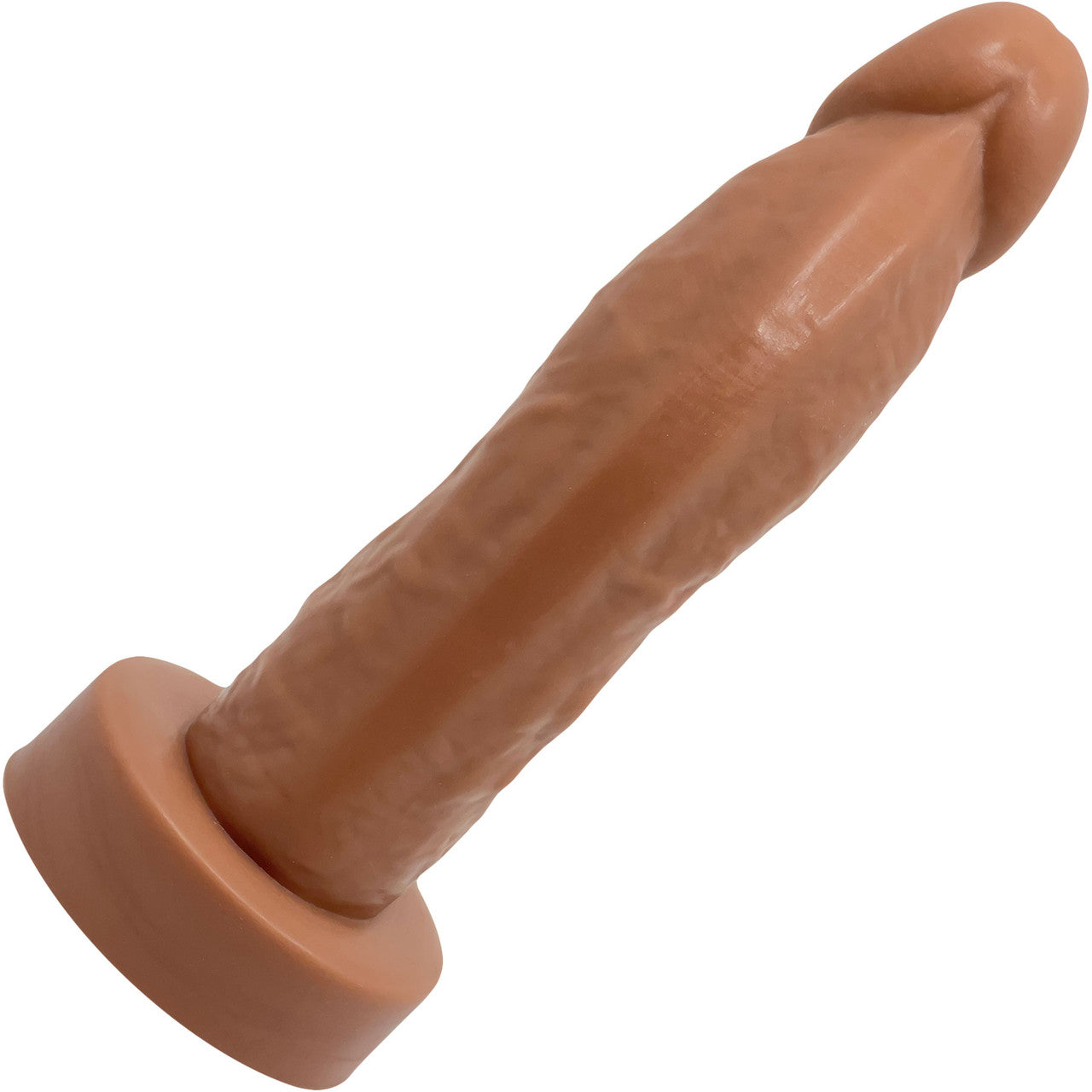 BIG Daddy Diedrich Large 8.25" Platinum Silicone Realistic Dildo By Dee's Big Daddies - Caramel