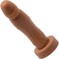 BIG Daddy Diedrich Large 8.25" Platinum Silicone Realistic Dildo By Dee's Big Daddies - Caramel