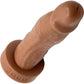 BIG Daddy Diedrich Large 8.25" Platinum Silicone Realistic Dildo By Dee's Big Daddies - Caramel