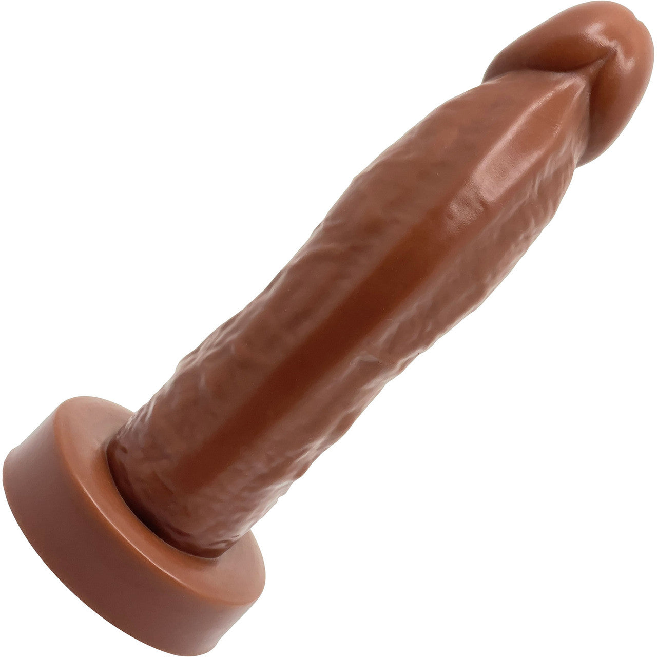 BIG Daddy Diedrich Large 8.25" Platinum Silicone Realistic Dildo By Dee's Big Daddies - Chocolate