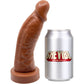 BIG Daddy Diedrich Large 8.25" Platinum Silicone Realistic Dildo By Dee's Big Daddies - Chocolate