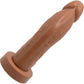 BIG Daddy Diedrich XL 9.25" Platinum Silicone Realistic Dildo By Dee's Big Daddies - Caramel