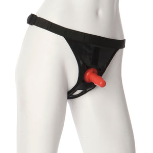 Vac-U-Lock Ultra Harness With Plug By Doc Johnson - Black