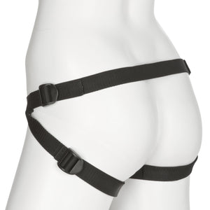 Vac-U-Lock Platinum Luxe Harness With Plug By Doc Johnson - Black