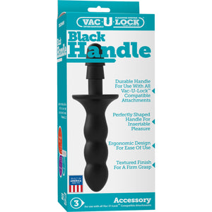 Doc Johnson Vac-U-Lock Black Dildo Handle