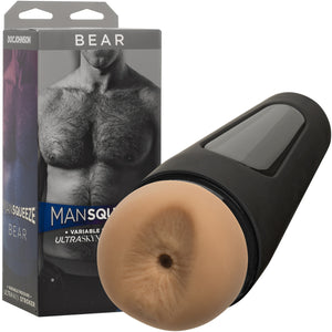 Man Squeeze Bear Ultraskyn Penis Masturbator Butt By Doc Johnson - Vanilla